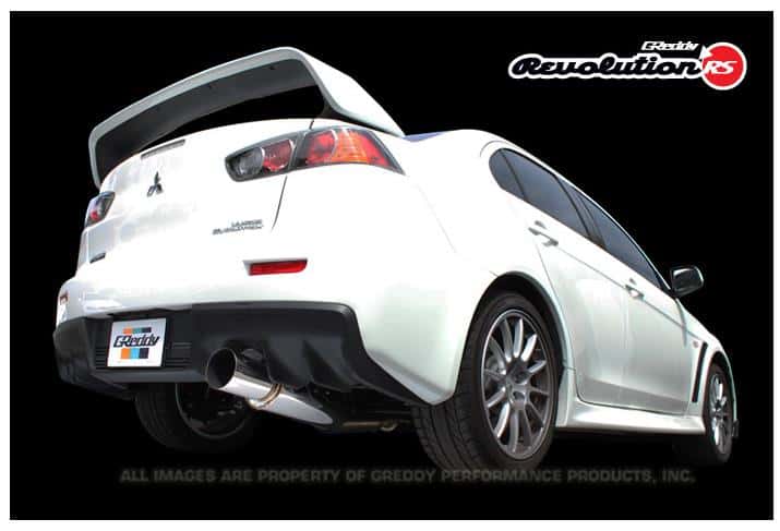 GReddy — GReddy 08-14 Mitsubishi Lancer EVO X Revolution Exhaust - view 1