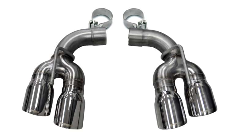 CORSA Performance — Corsa 2017-2024 Chevy Camaro SS 2.75in Inlet / 4in Outlet Polished Tip Kit (For Corsa Exhaust Only)
Exhaust - view 1