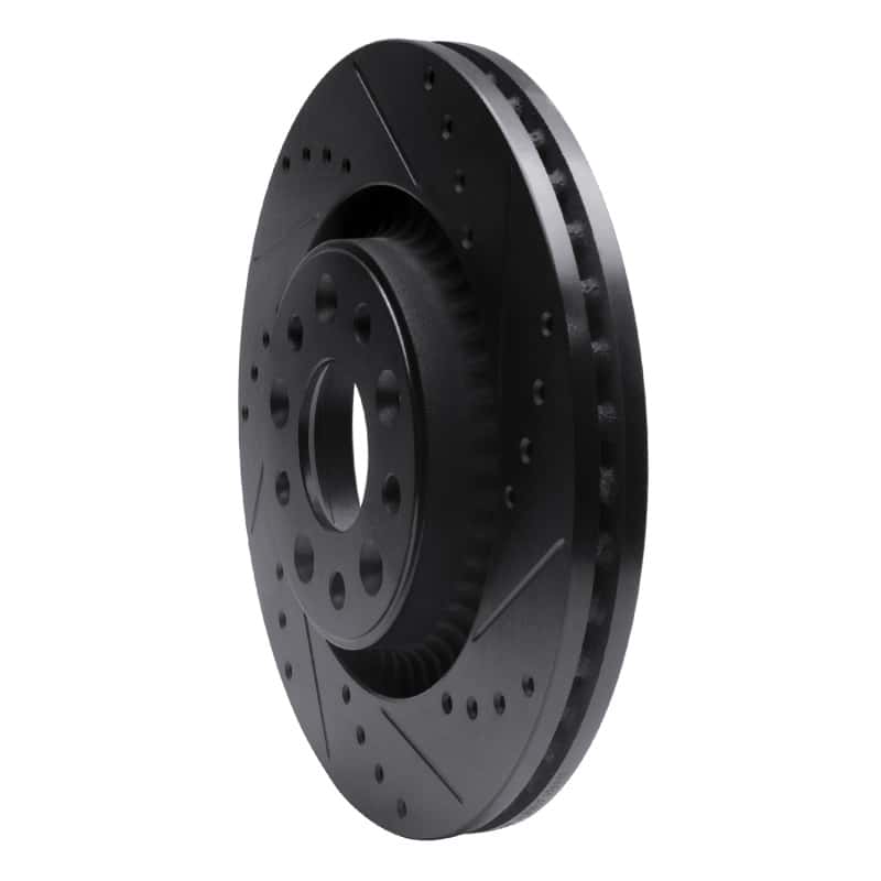 R1 Concepts — R1 05-09 Ford Freestyle Front Right Drilled & Slotted Black Brake Rotor
R1 Brake Rotor Drill - view 2