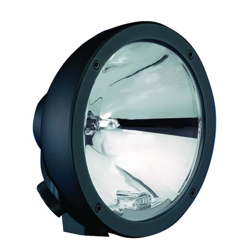 Hella — Hella Rallye 4000 Compact Black Driving Lamp w/ Bulb and Stone Shield - view 3