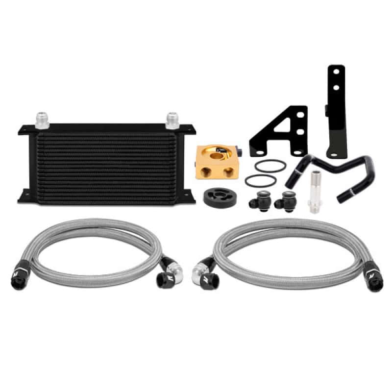 Mishimoto — Mishimoto 2015 Subaru WRX Thermostatic Oil Cooler Kit - Black - view 2