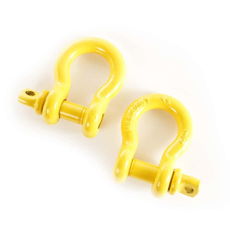 Rugged Ridge — Rugged Ridge Yellow 3/4in D-Rings
OFFROAD_RECOVERY - view 1