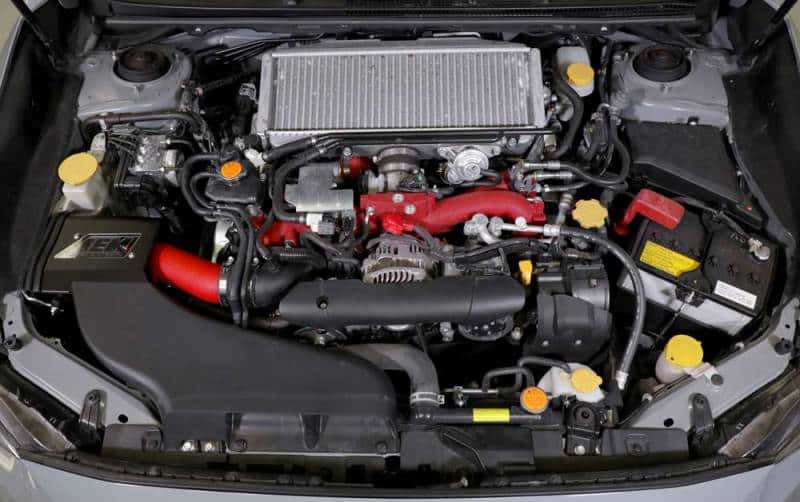 AEM Induction — AEM Induction 2019 Subaru WRX STI 2.5L Cold Air Intake - Wrinkle Red
Cold Air Intake Syst
AEM Cold Air Intake - view 4