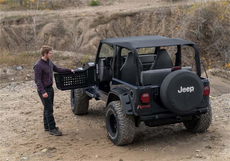 Rampage — Rampage 97-06 Jeep Wrangler TJ Frameless Trail Soft Top Kit - Black Diamond
Frameless Soft Top K
Top-Soft - view 11