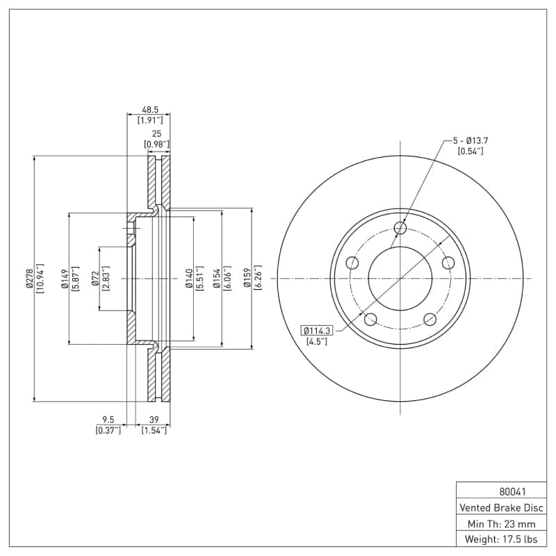 DFC — DFC 04-13 Mazda 3 Front GeoSPEC Coated Rotor
DFC Brake Rotor - view 2