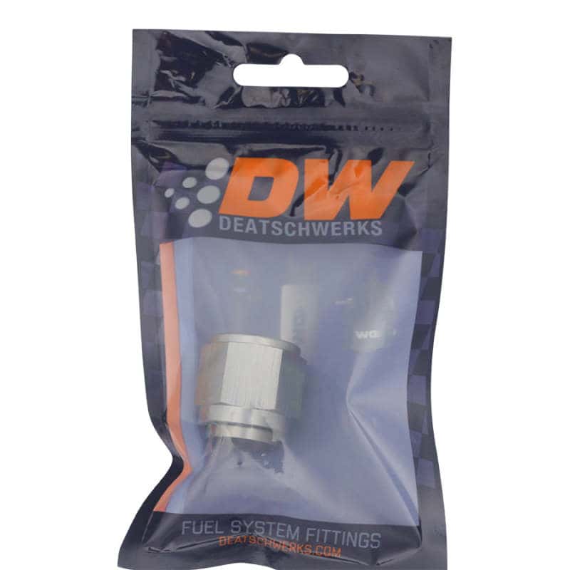 DeatschWerks — DeatschWerks 10AN Female Flare to 8AN Male Flare Reducer - Anodized DW Titanium
Lines & Fittings - view 2