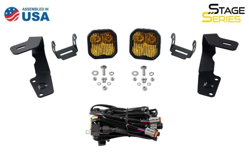 Diode Dynamics — Diode Dynamics 15-21 Subaru WRX/STi Pro Stage Series 2in LED Ditch Light Kit - Yellow Combo - view 10