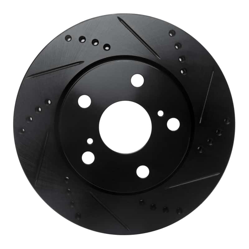 R1 Concepts — R1 06-18 Lexus HS250H Front Right Drilled & Slotted Black Brake Rotor
R1 Brake Rotor Drill - view 1