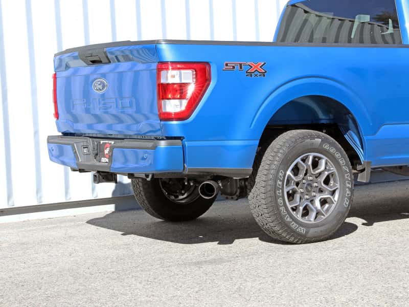 aFe — aFe Apollo GT 3in 409 SS Cat-Back Exhaust 2021 Ford F-150 V6 2.7L/3.5L (tt)/V8 5.0L w/ Black Tips
Cat-Back Exhaust - view 6
