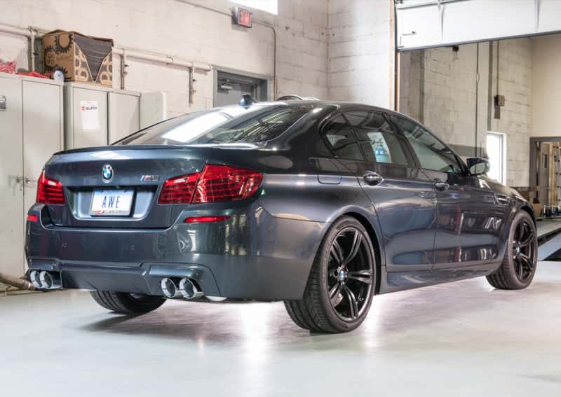 AWE Tuning — AWE Tuning BMW F10 M5 Touring Edition Axle-Back Exhaust Chrome Silver Tips
Touring Exhaust - view 4