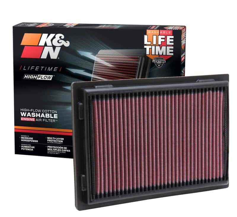 K&N Engineering — K&N 07 Lexus LS460 4.6L-V8 Drop In Air Filter
Replacement Air Filt
Air Filter - view 5