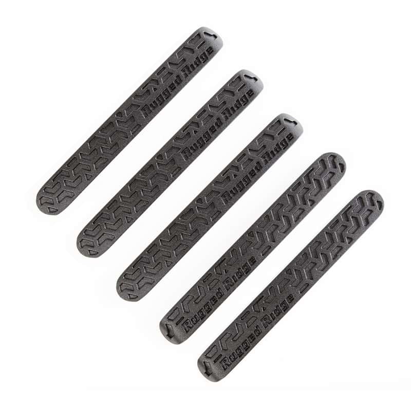 Rugged Ridge — Rugged Ridge Elite Dr Hndle Inserts Black Tread 4Dr 07-18 Jeep Wrangler JK
Door Handle Trim
OFFROAD_EXTERIOR - view 1