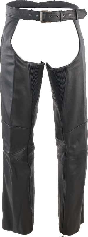 Kuryakyn — Kuryakyn Leather By River Road Longhaul Leather Chaps Black - Large - view 1