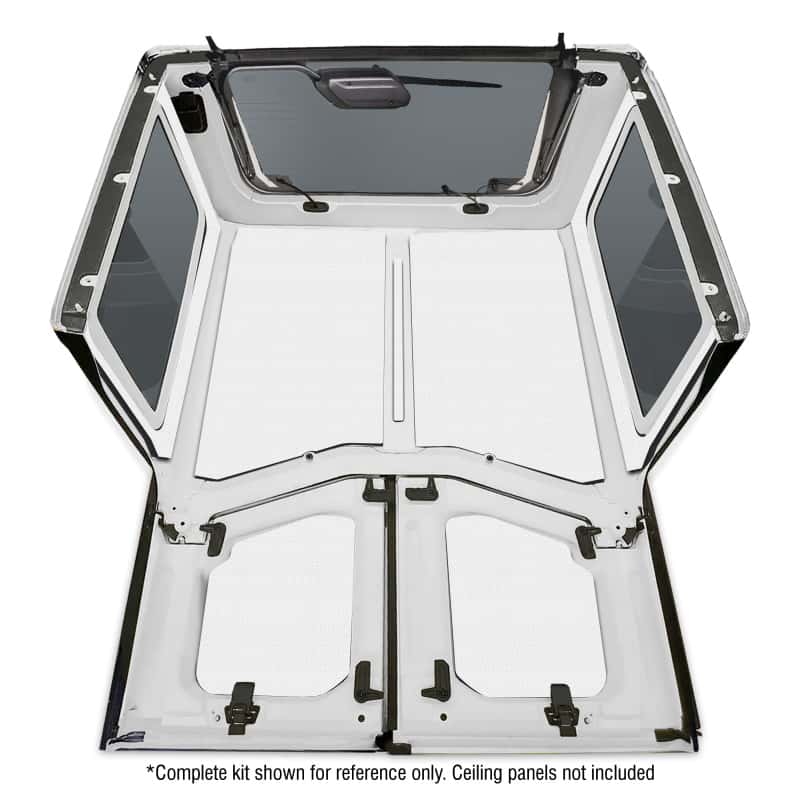 DEI — DEI 18-23 Jeep Wrangler JL 2-Door Boom Mat Rear Side Window Trim - 2 Piece - White
Sound Dampening Kit - view 5