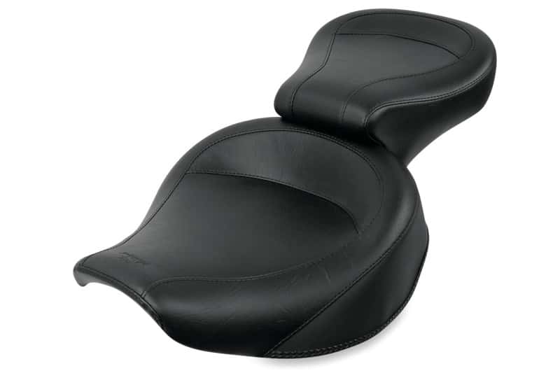 Mustang Motorcycle — Mustang 82-00 Harley FXR Wide Touring 1PC Seat - Black - view 1
