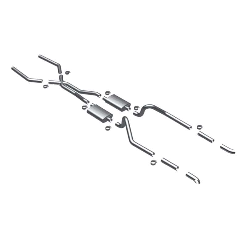 Magnaflow — MagnaFlow SYS C/B 67-70 Mustang 2.50inch w/Tru-X
Crossmember-Back
Cat-Back - view 7
