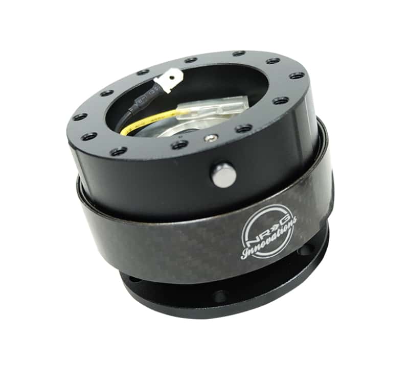 NRG — NRG Quick Release Gen 2.0 - Black Body / Black Carbon Fiber Ring - view 1