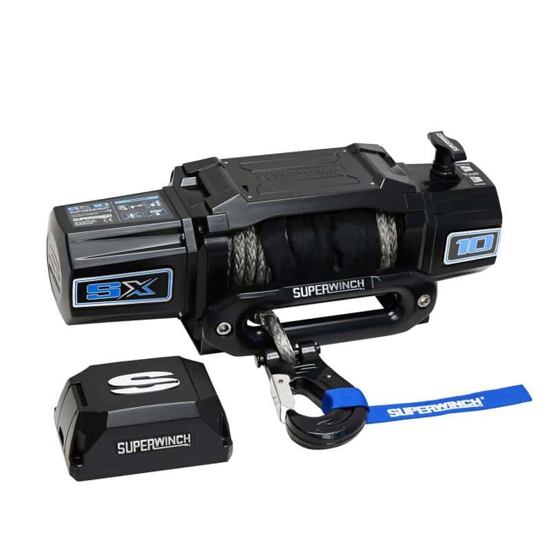 Superwinch — Superwinch 10000 LBS 12V DC 3/8in x 80ft Synthetic Rope SX10SR Winch - Semi Gloss Black
Winch - view 19