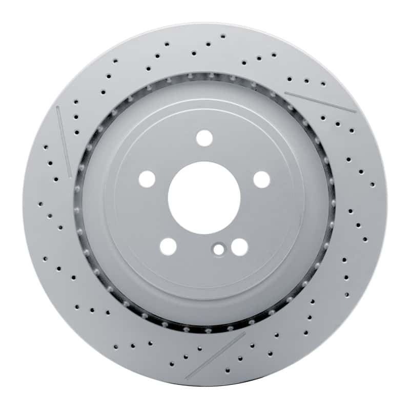 DFC — DFC 10-18 Mercedes-Benz E63 AMG S Rear Drilled and Slotted Hi-Carbon Alloy Geomet Coated Rotor
DFC Brake Rotor - view 1
