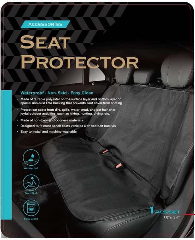 3D MAXpider — 3D MAXpider Universal Bench Seat Defender - Black - view 2