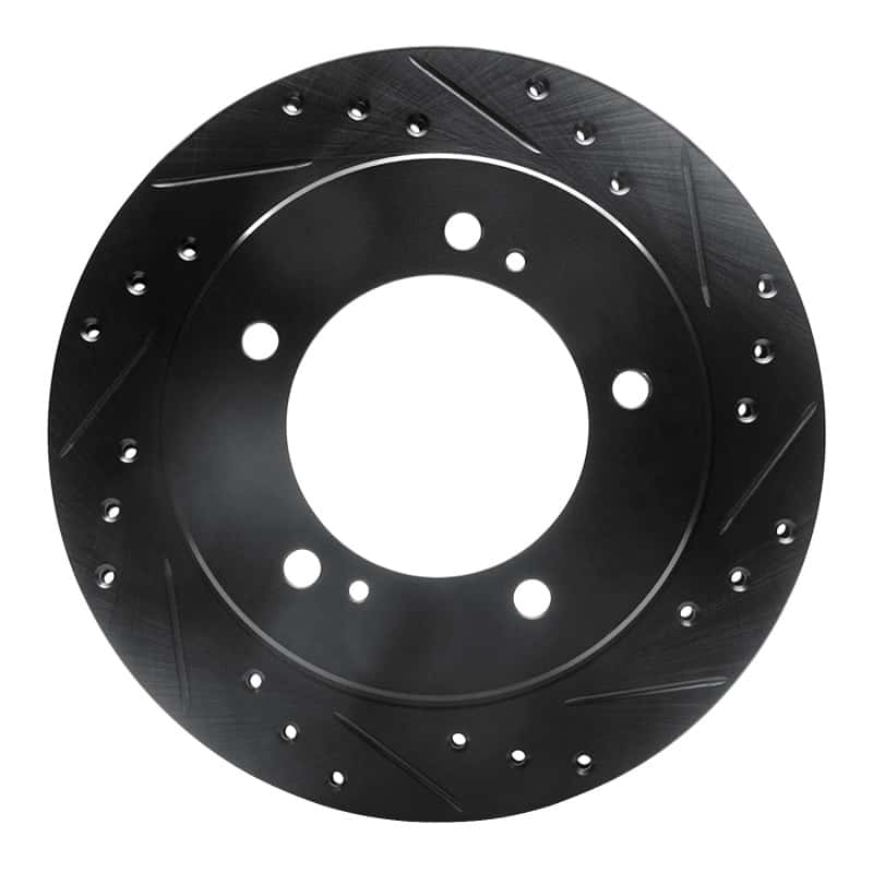 R1 Concepts — R1 91-98 Chevrolet Tracker Front Right Drilled & Slotted Black Brake Rotor
R1 Brake Rotor Drill - view 1