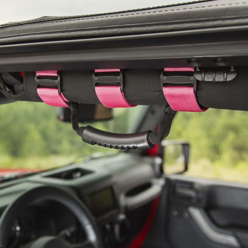 Rugged Ridge — Rugged Ridge Ultimate Grab Handles Pink 55-20 CJ/Jeep Wrangler /JT
OFFROAD_INTERIOR
Grab Handle - view 5