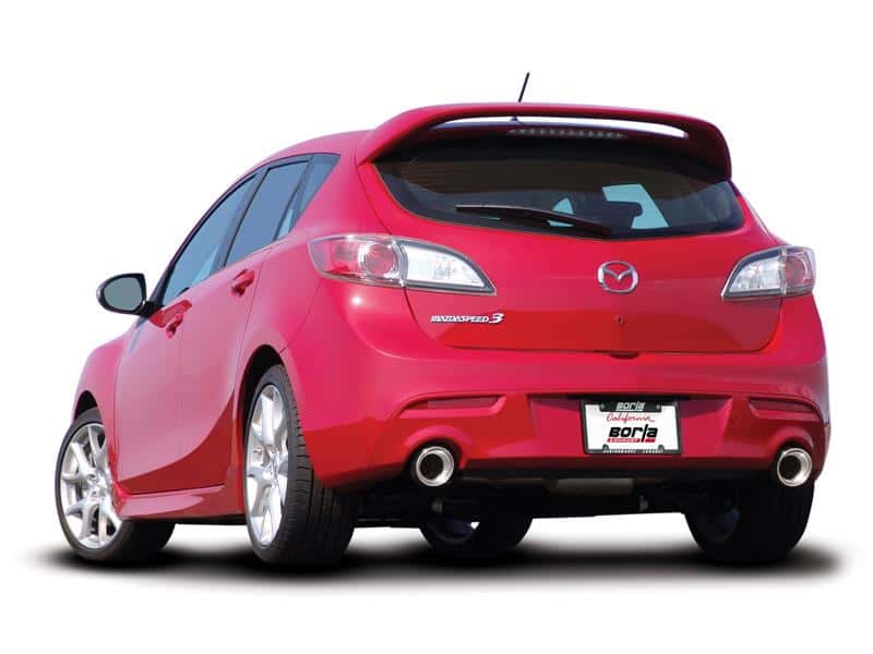 Borla — Borla 10-13 Mazda 3/Mazdaspeed 3 2.5L/2.3L Turbo FEW MT Hatchback SS Exhaust (rear section only)
Axle-Back System
ExhstSysKt - view 5