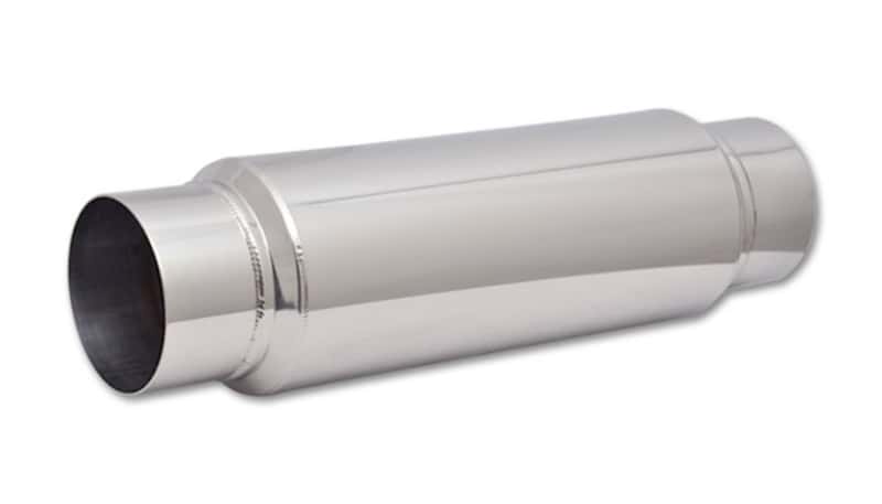 Vibrant — Vibrant SS Resonator (Standard Design) 4in inlet/outlet x 18in long w/5in OD resonator body
4"IDResonator18"Long
4"IDx18"LSSResonator
Exhaust Resonator - view 1
