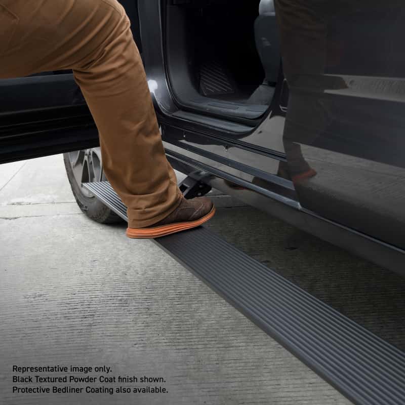 Go Rhino — RealTruck 23-24 Toyota Sequoia Sport (Ex. Hybrid) VoltStep Electric Running Board Kit - Tex. Bk
VoltStep Elec. Board - view 1