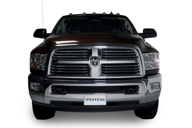 Putco — Putco 11-18 Ram HD - Stainless Steel - Punch Style Bumper Grille (Black) Bumper Grille Inserts
BmprValanceGrilleIns - view 4