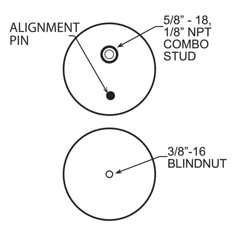 Firestone — Firestone Ride-Rite Replacement Bellow 268C 5/8CF 1/2PIN BN (W217606766)
Replacement Bellows
SuspAirBag/Bellows - view 4
