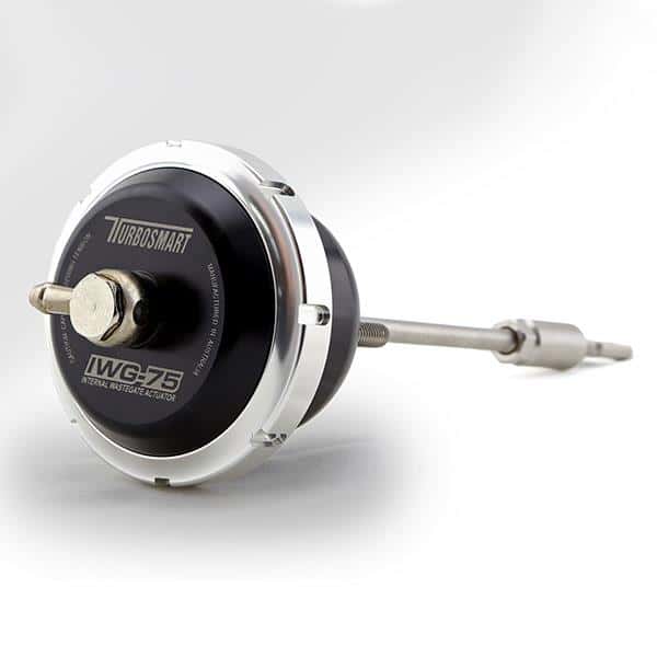 Turbosmart — Turbosmart IWG75 2016+ Ford Focus RS 2.3L 12 PSI Black Internal Wastegate Actuator
Wastegate - view 1