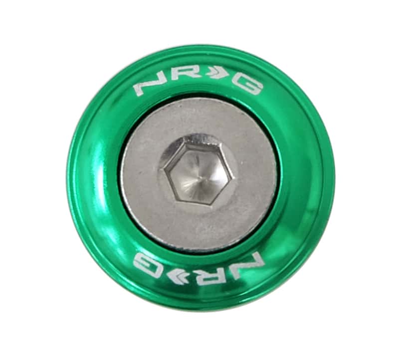 NRG — NRG Fender Washer Kit w/Rivets For Plastic (Green) - Set of 10 - view 2