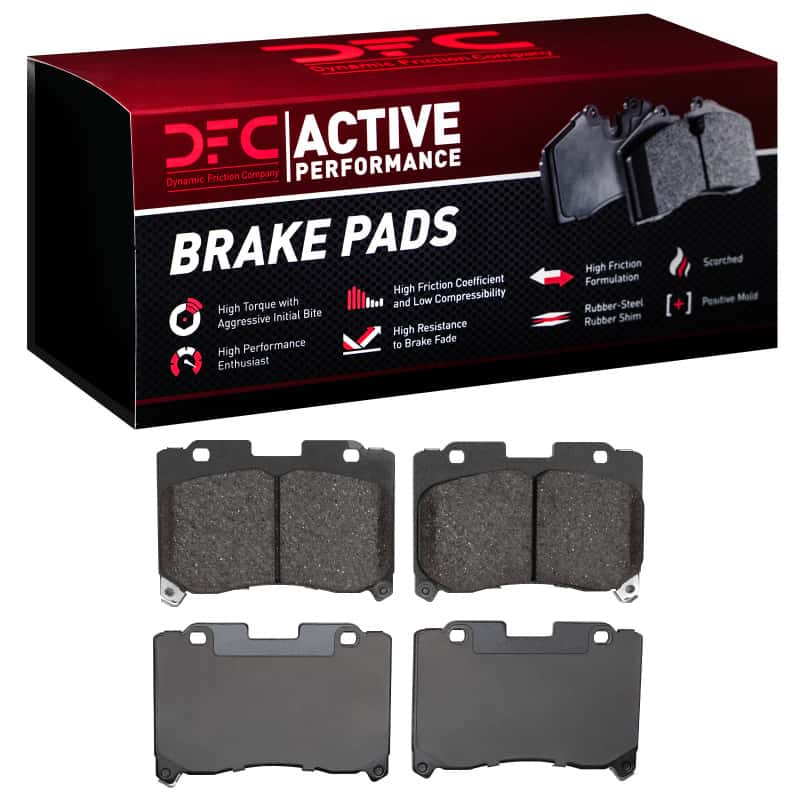 DFC — DFC 93-98 Toyota Supra Front Active Performance Pads - Low Metallic
DFC Brake Pad Set - view 1