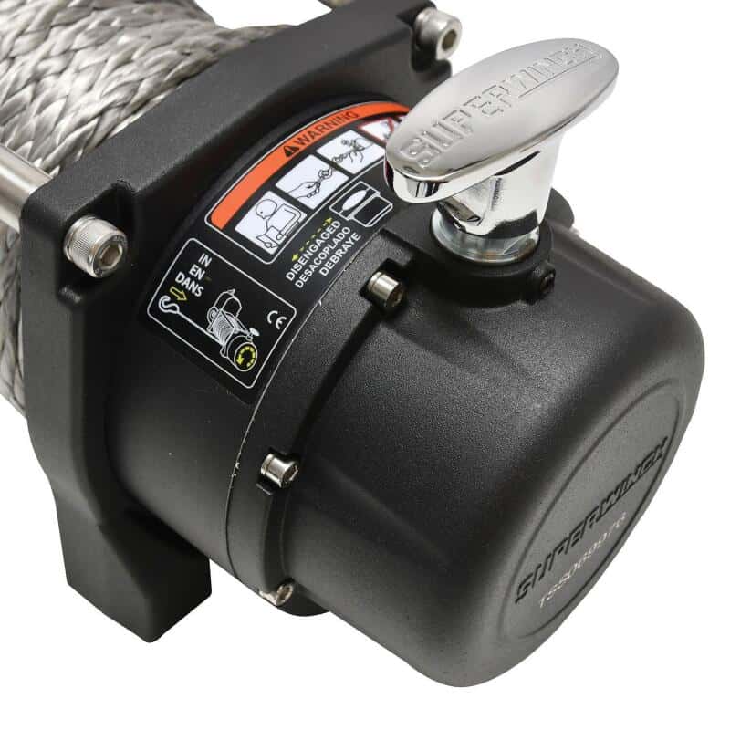 Superwinch — Superwinch 9500 LBS 12V DC 3/8in x 80ft Synthetic Rope Tiger Shark 9500 Winch
Winch - view 21