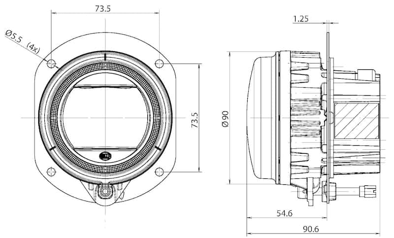 Hella — Hella Headlamp DeZn Drl Po Md12/24 1N0 - view 6
