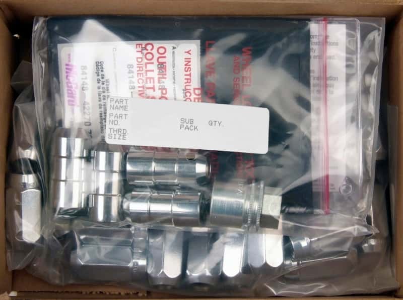 McGard — McGard 8 Lug Hex Install Kit w/Locks (Cone Seat Nut) 9/16-18 / 13/16 Hex / 1.75in. Length - Chrome - view 6