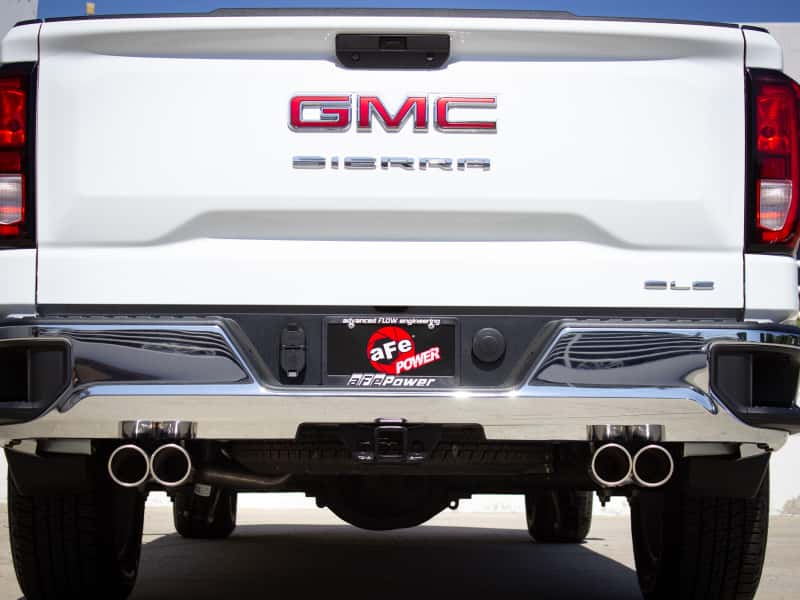 aFe — aFe Vulcan Series 3-2.5in 304SS Exh Cat-Back w/ Pol Tips 2019 GM Silverado/Sierra 1500 L4-2.7L (t)
Cat-Back Exhaust - view 3