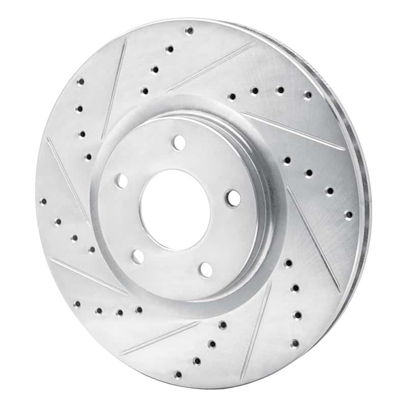 R1 Concepts — R1 07-17 Nissan Juke Front Left Drilled & Slotted Silver Brake Rotor
R1 Brake Rotor Drill - view 2