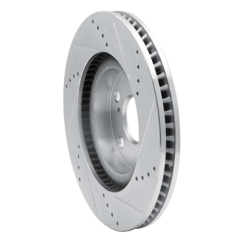 DFC — DFC 06-20 Lexus ES350 Front Left Drilled & Slotted Silver Brake Rotor - view 4