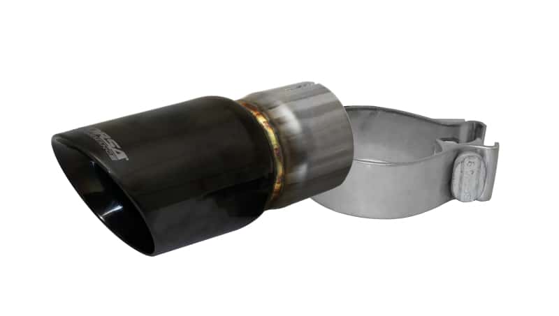 CORSA Performance — Corsa Single Universal 2.5in Inlet / 3in Outlet Black PVD Pro-Series Tip Kit
Exhaust - view 4
