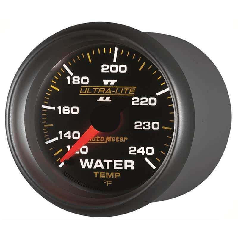 AutoMeter — Autometer Ultra-Lite II 52mm 120-240 Deg F Mechanical Water Temp Gauge
2-1/16" WATER TEMP, - view 3