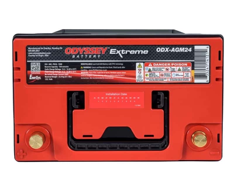 Odyssey Battery — Odyssey Battery Auto/Truck/Heavy Duty & Commercial Extreme AGM Battery (NSB-AGM24)
Odyssey ODX-AGM24 - view 3