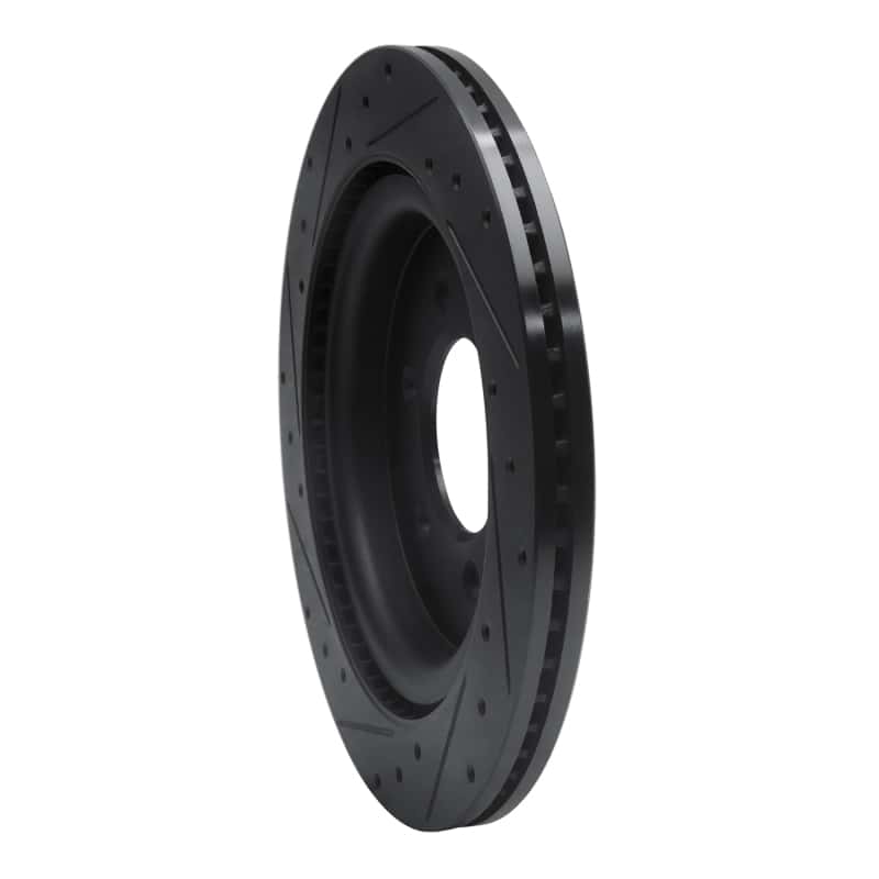 R1 Concepts — R1 21-25 Ford F-150 RWD Rear Right Drilled & Slotted Black Brake Rotor
Disc Brake Rotor - view 4