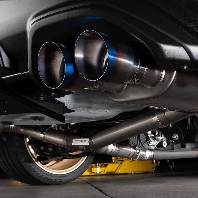 COBB — Cobb 22-24 Subaru WRX Titanium Catback Exhaust (Incl. Burnt Ti Tips) - view 20