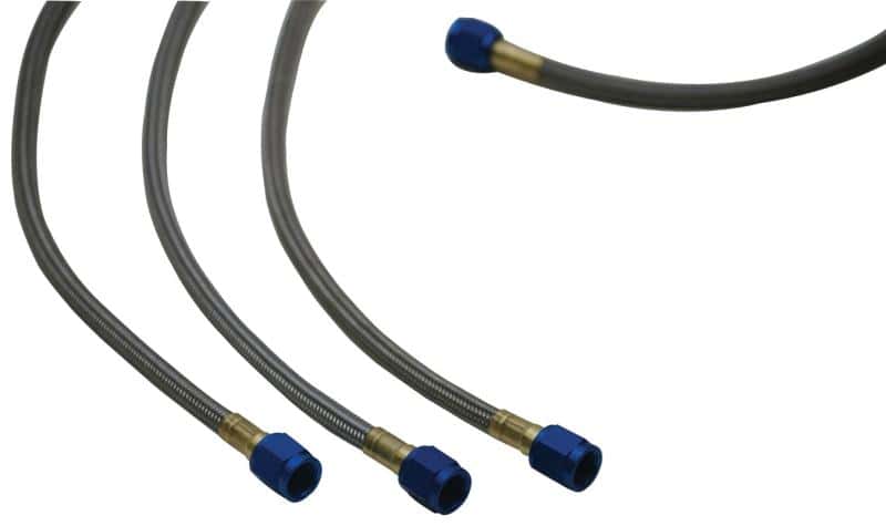 Vibrant — Vibrant Univ Oil Feed Kit 2ft Teflon lined S.S. hose with two -4AN female fittings preassembled
2ftHoseW4ANFEMFtgOFK
OilFeedKit-4ANFtg2Ft
Bulk Hose - view 5
