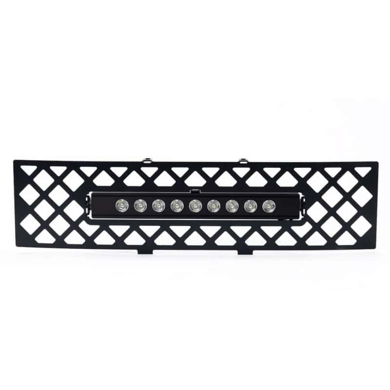 Putco — Putco 11-14 Ford F-150 - EcoBoost Bumper Grille Insert - Black SS Diamond w/ 10in Luminix Light Bar
BmprValanceGrilleIns - view 2