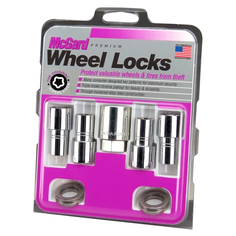 McGard — McGard Wheel Lock Nut Set - 4pk. (Long Shank Seat) 7/16-20 / 13/16 Hex / 1.75in. Length - Chrome - view 6