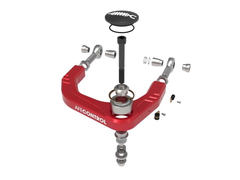 aFe — aFe Control 24-26 Toyota Tacoma Upper Control Arms - Set (Red)
Upper Control Arms - view 2