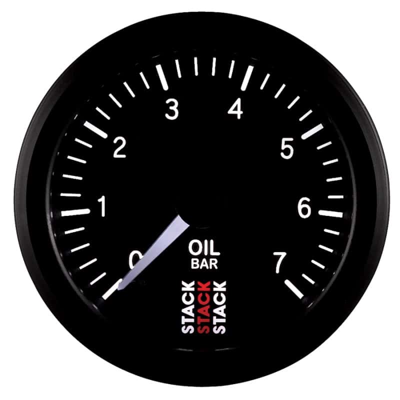 AutoMeter — Autometer Stack 52mm 0-7 Bar M10 Male Pro Stepper Motor Oil Pressure Gauge - Black
Ga OP ProStpr B 7Bar - view 4